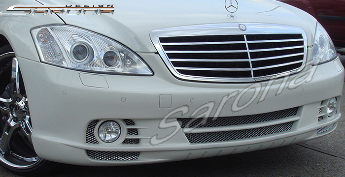 Custom Mercedes S Class  Sedan Front Bumper (2007 - 2012) - $590.00 (Part #MB-040-FB)